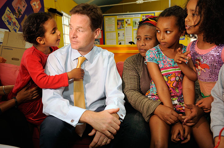 24 hours: Nick Clegg Visits Shepherds Bush Families Project & Children Centre