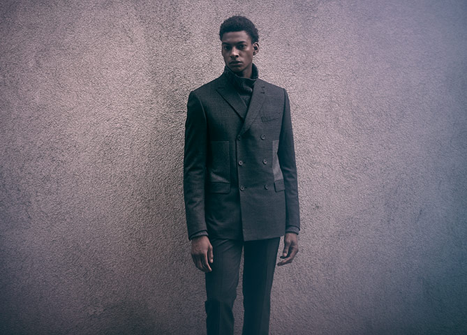 trends: double breasted: Louis Vuitton outfit