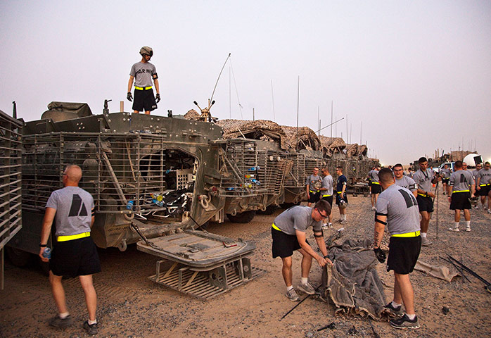 Strykers Brigade: Strykers Brigade leaves Iraq