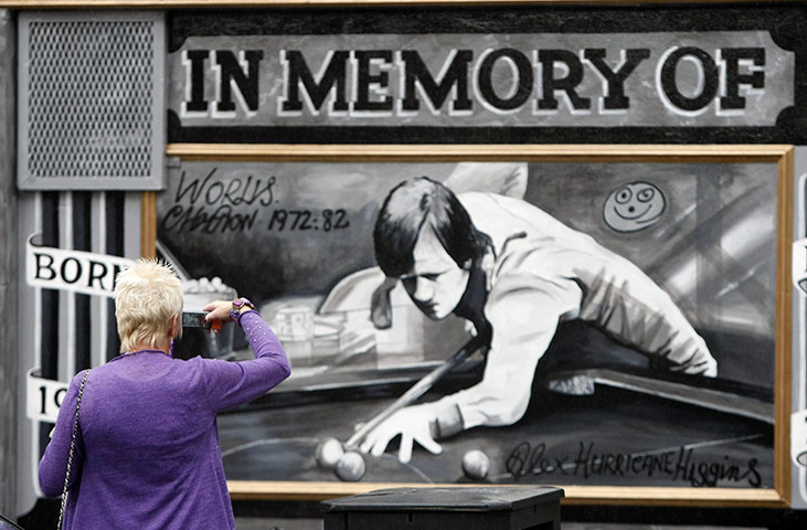 alex higgins funeral: Alex Higgins funeral