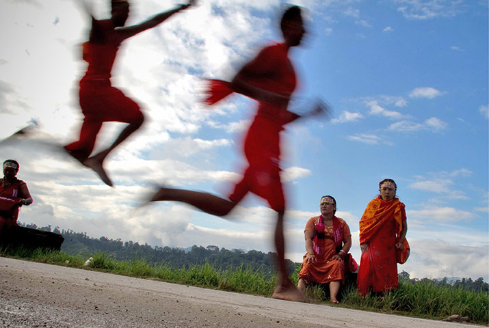 24 hours in pictures: Nepalese Hindu pilgrims