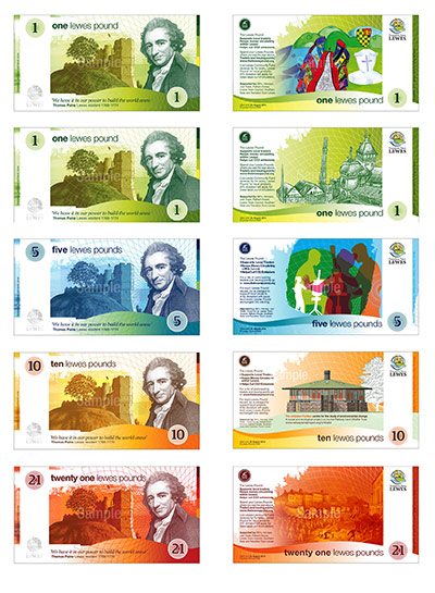 local currencies: lewes pound