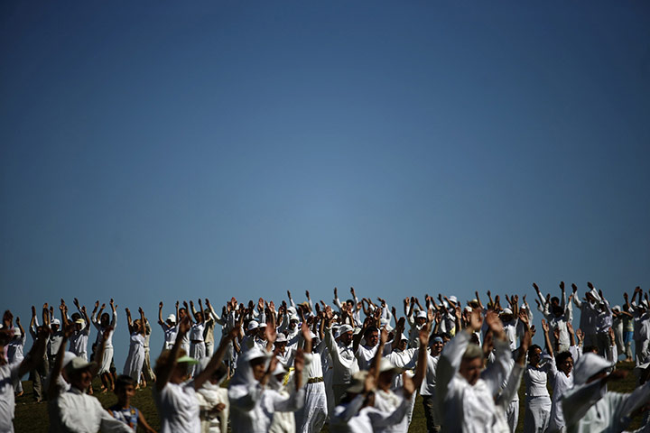 24 Hours: Religious movement 'White Brotherhood' perform rituals near Babreka lake