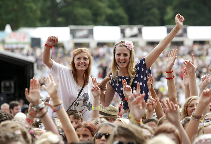 V Festival in Chelmsford: V festival in Hylands Park near Chelmsford 2010