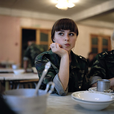Cossack RPS Competition: Young cossacks at the women-only Ataman Platov school in southern Russia.