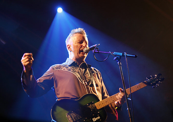 Green Man: Billy Bragg on the Main Stage at Green Man