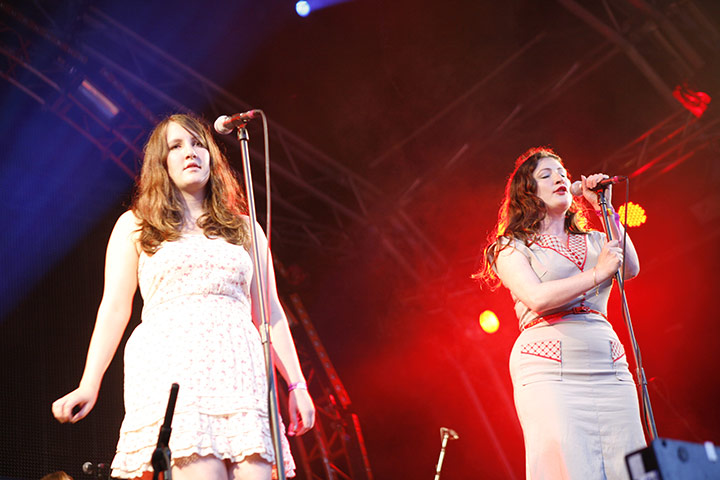 Green Man: Rachel and Becky Unthank of Unthanks perform on Friday Night
