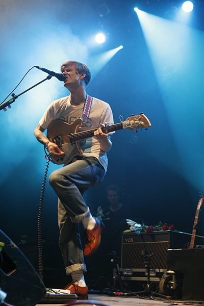 Green Man: Girls play the Far Out Stage as the penultimate act of the festival