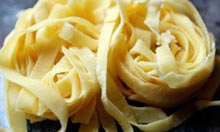 Pasta tagliatelle