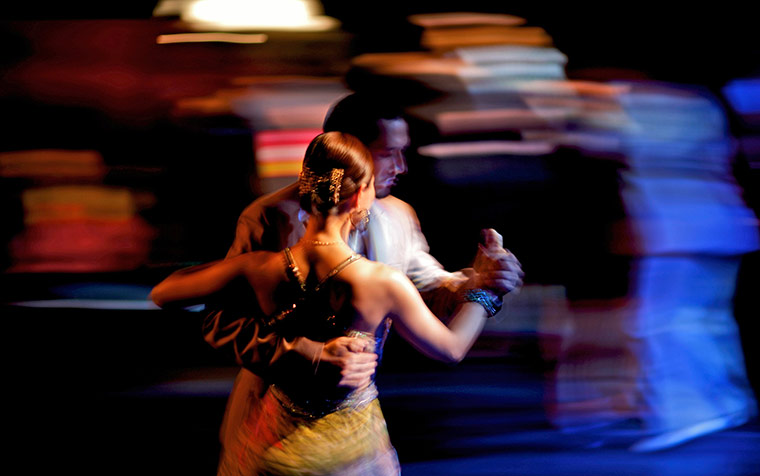 Tango Championships: A couple dance during the first day of the World Tango Championships