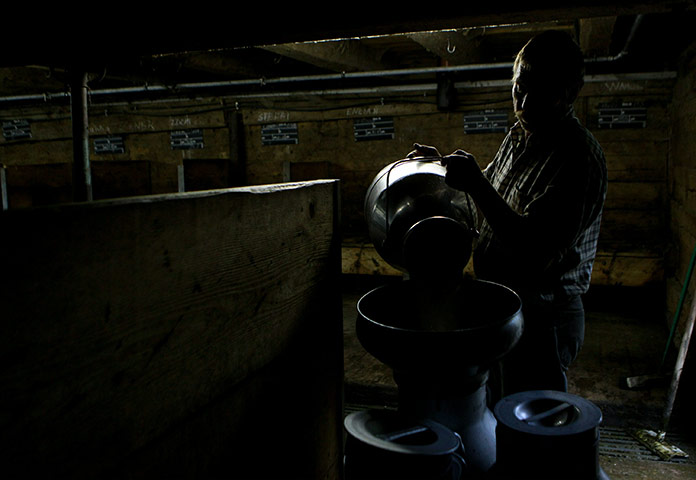 24 hours in pictures: daily life in german alps