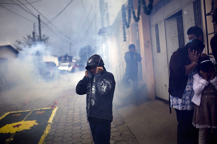 24 hours in pictures: Saint Bartolome Day celebrations  in  San Bartolome Milpas Altas, Guatemala