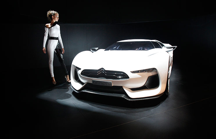 Moscow Auto Show: A GTbyCitroen concept car is seen at the Moscow Auto Salon 2010