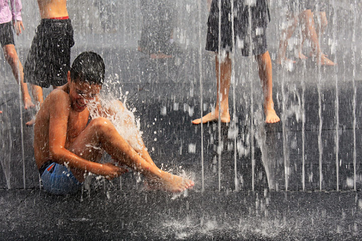 In pictures: Refresh: fountains on London's Southbank