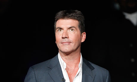 The eyes have it: X Factor's Simon Cowell.