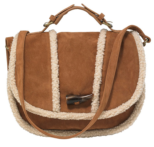 Key trends: Shearling: Satchel