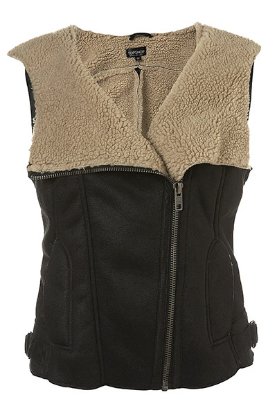 Key trends: Shearling: Gilet