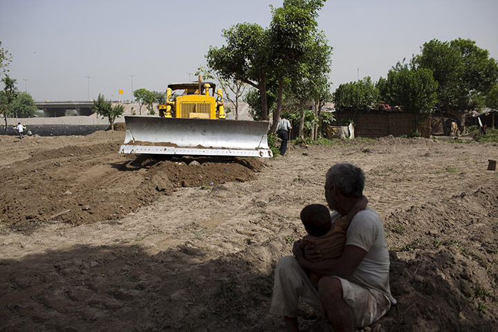 sport: Evicted New Delhi Slum Dwellers