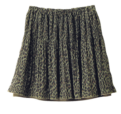 September issue trends: Uniqlo leopard-print skirt