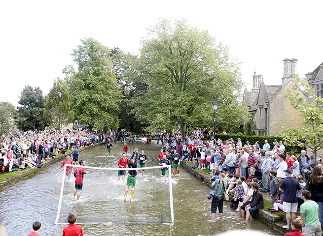 Bourton on the water: Bourton on the water annual football match