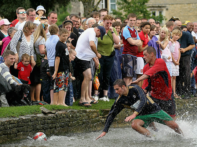 Bourton on the water: Bourton on the water annual football match