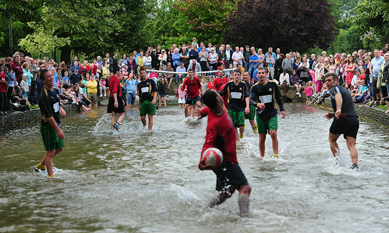 Bourton on the water: Bourton on the water annual football match