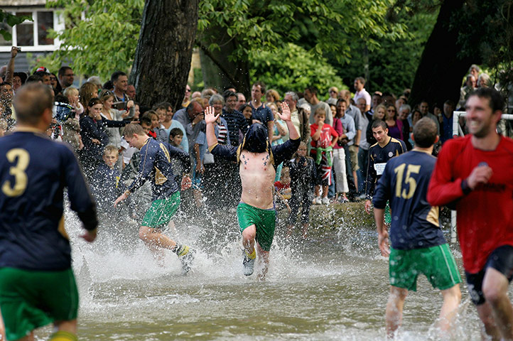 Bourton on the water: Bourton on the water annual football match