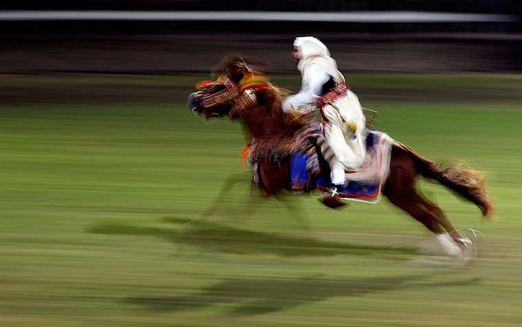 24 hours in pics: A Barbary cavalier performs in Rome