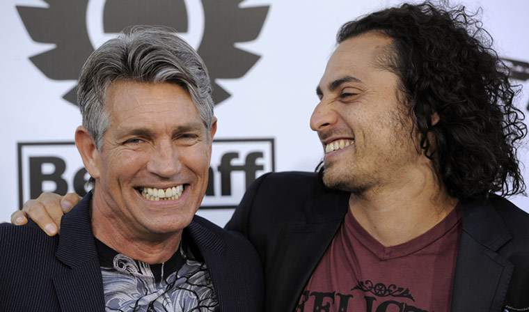 Expendables premiere: Eric Roberts, Keaton Simons