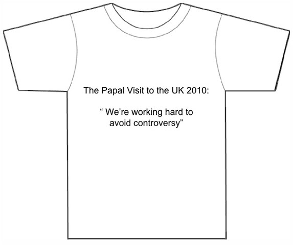 Pope competition: Pope T Shirt 1 by The Church Mouse