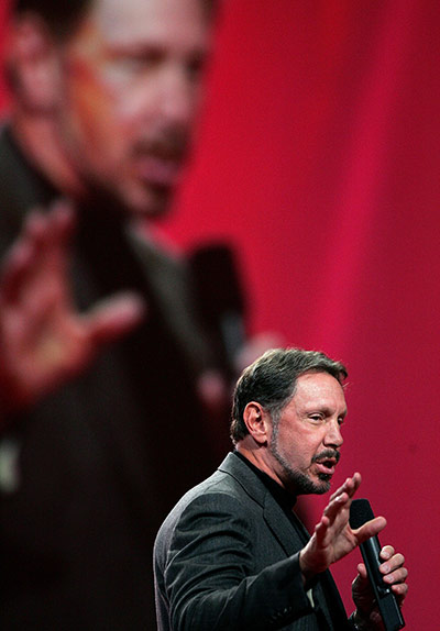 Giving Pledge: Oracle CEO Larry Ellison