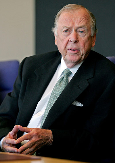 Giving Pledge: T Boone Pickens, founder of BP Capital and long-time energy investor