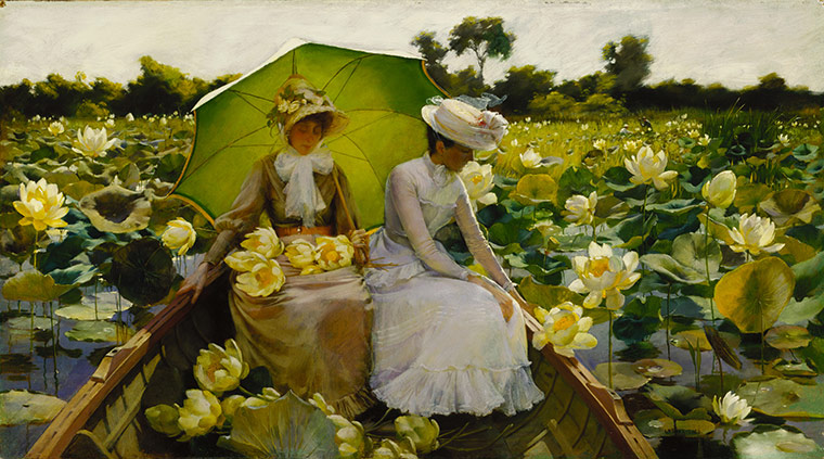 Edinburgh Art Festival: Charles Courtney Curran, Lotus Lillies