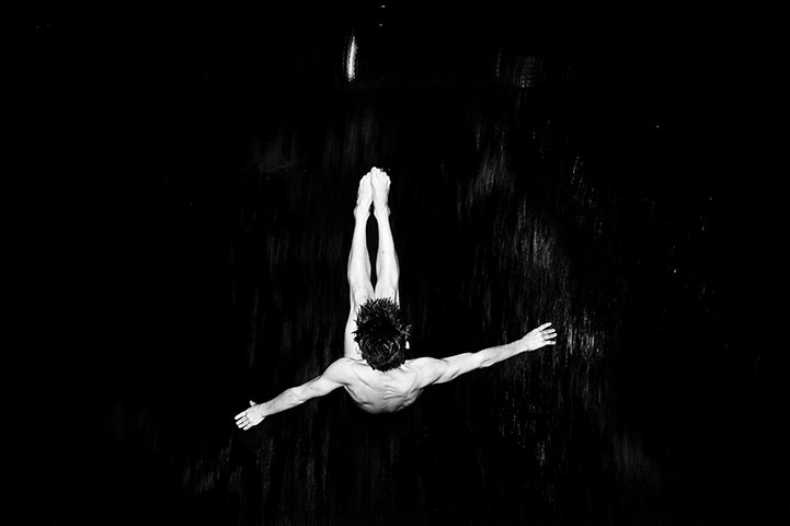 Diving: Ross Haslam diving