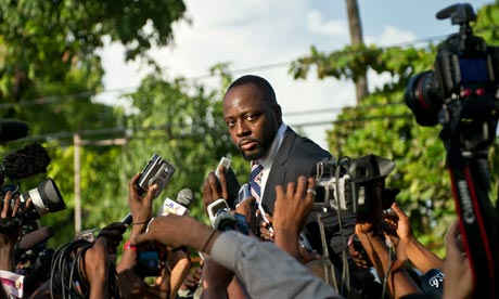 Wyclef Jean in Haiti