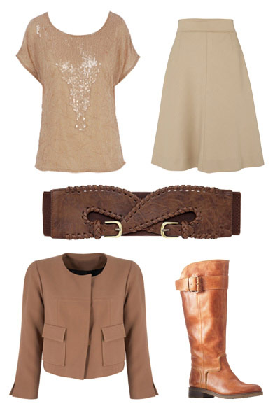 key trends: line-up: Camel outfit
