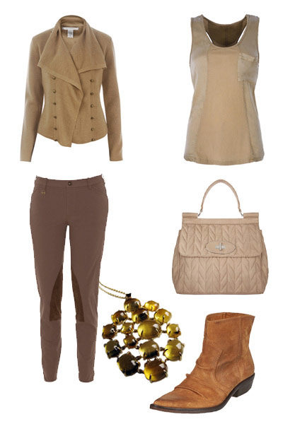 key trends: line-up: Camel outfit