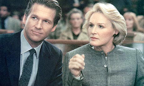 Jeff Bridges and Glenn Close in Jagged Edge (1985)
