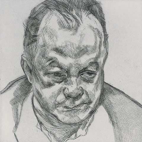 Lehman Brothers Auction: Head of Bruce Bernard by Lucian Freud Lehman Brothers Auction Christie's