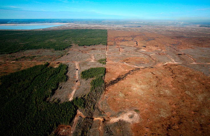 Tarnished Earth : Exhibition on the tar sands devastating pollution in Alberta, Canada