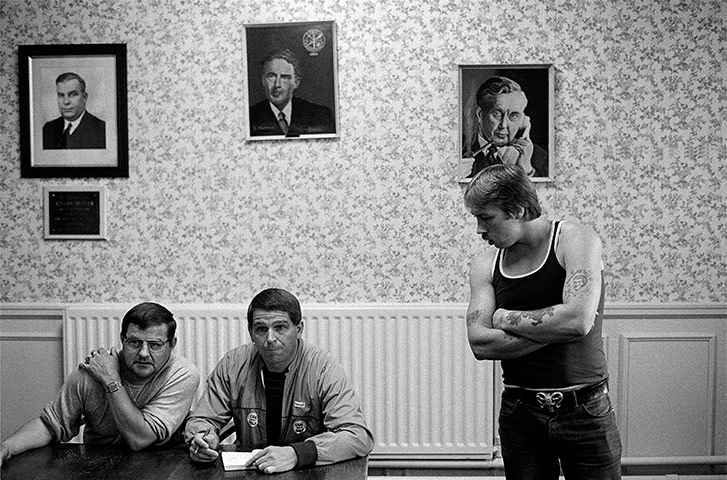 No redemption: Food parcels and hardship fund are distributed at Easington welfare hall