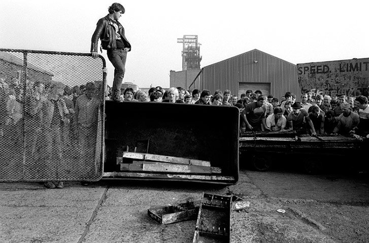 No redemption: Striking miners on the picket line