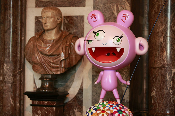 Murakami at Versailles: Kiki by artist Takashi Murakami is displayed at the Palace of Versailles