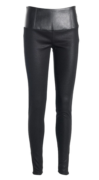 Key trends: Leather: leggings