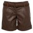 Key trends: Leather: Faux leather shorts