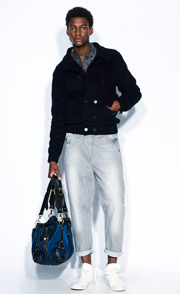 line-up: ASOS Black: Button-up bomber jacket