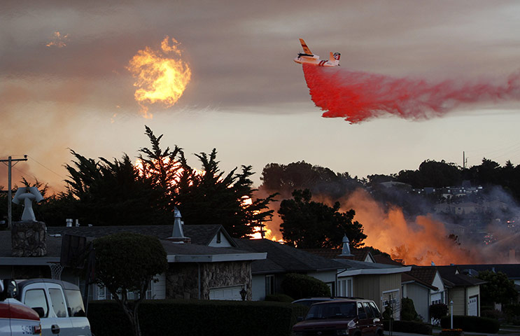 San Bruno fire: A massive fire roars through a mostly residential neighbourhood