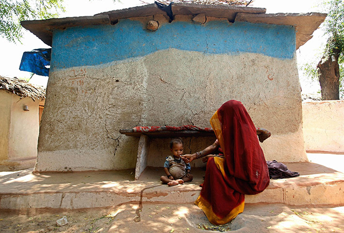 MDG: malnourished children in India
