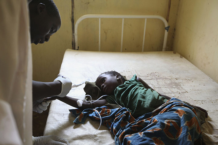 24 Hours: A doctor treats a child suffering from cholera in Nigeria