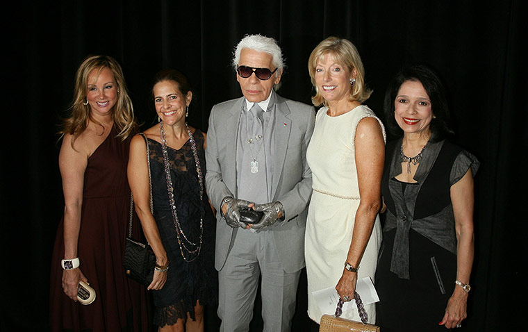 New York Fashion: Karl Lagerfeld and guests at the 6th Annual Fashion Award Benefit Luncheon